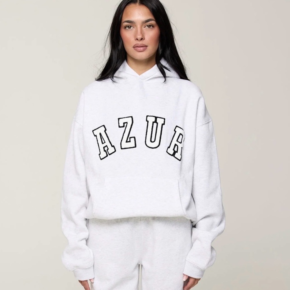 AZUR FIT CLOUD HOODIE - HEATHERED GREY